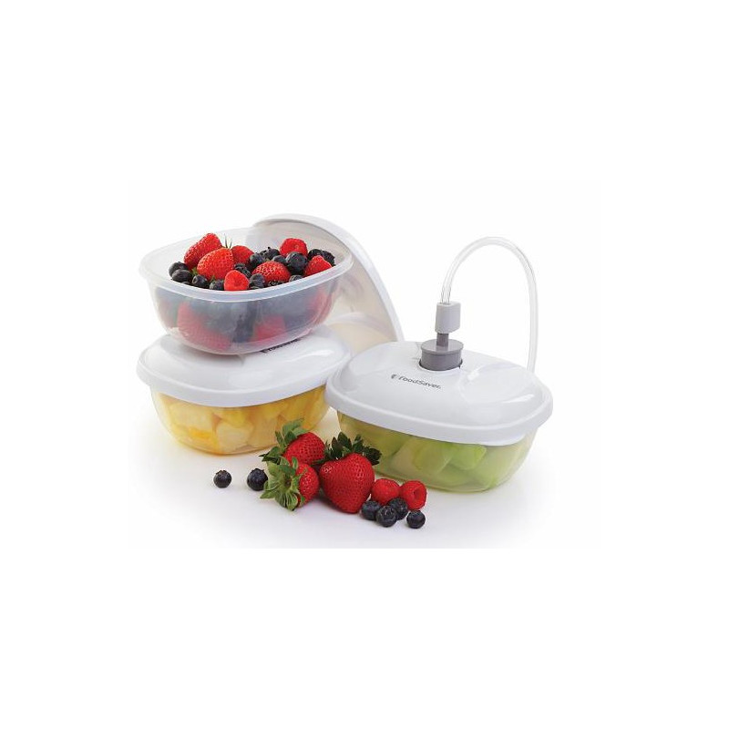Pack de 3 Boîtes sous vide FoodSaver T02000024 Emballagesousvide.fr