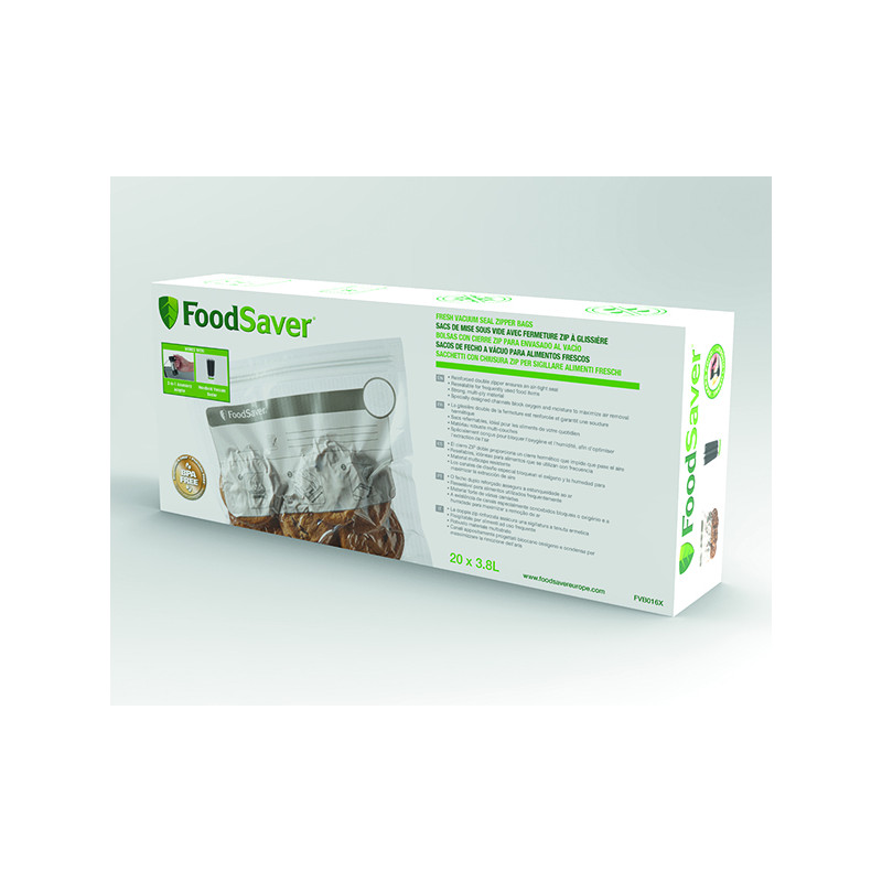 FoodSaver® zipper bags FVB015X - FoodSaver