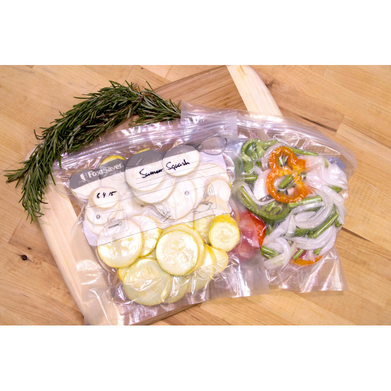 20 Sacs sous vide avec fermeture zip renforcée...