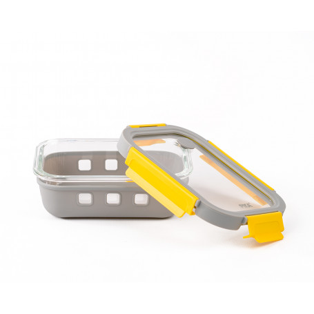 Boîte Alimentaire VERRE Glass Shock 1050 ml. Sous vide possible !