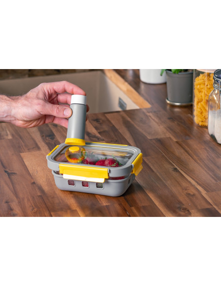 Kit Pompe Manuelle Metal & Glass Shock + 5 Valves sous vide