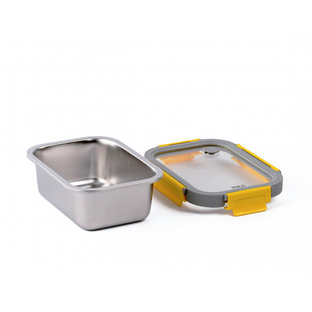 Boîte Conservation Alimentaire Metal Shock 800 ml. Sous vide possible !