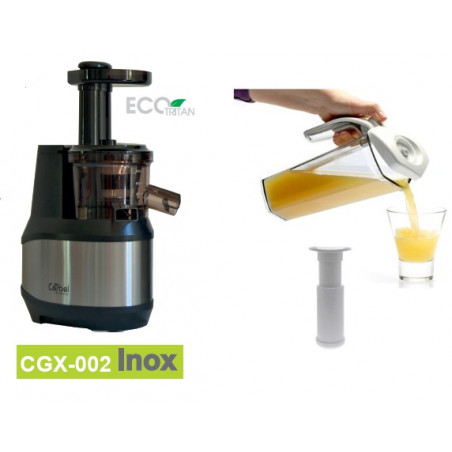 L'extracteur de jus en inox : Sûr et durable. Un gage de qualité.