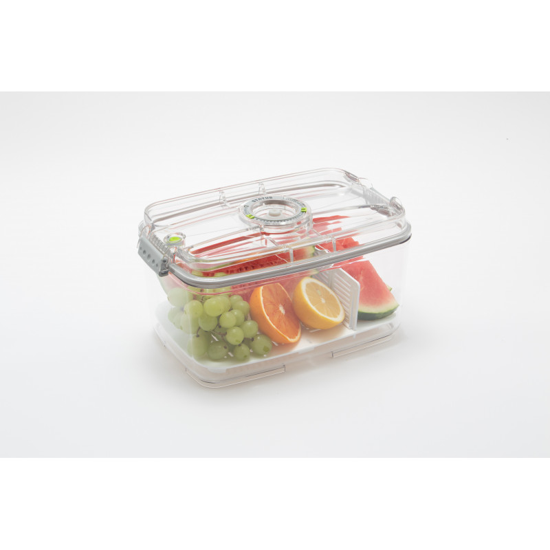 Pack 4 boîtes sous vide + pompe manuelle STATUS...